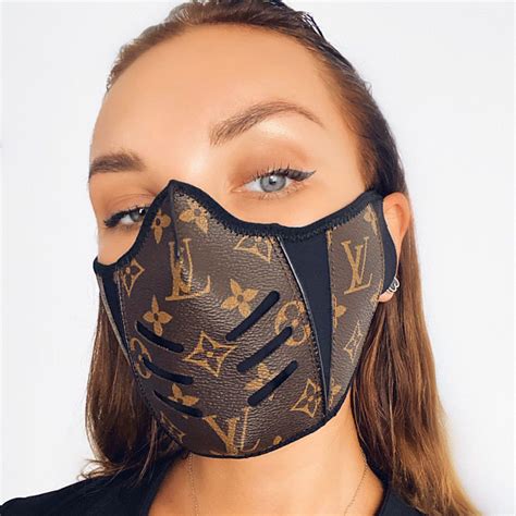 louis vuitton and gucci face mask|Louis Vuitton designer face mask.